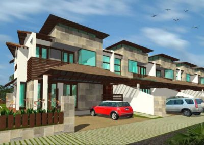 Proposed Design two and half storey town villas at anak bukit, Kedah